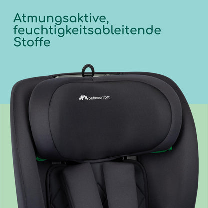 Bebeconfort Ever i-Safe Kindersitz 76-150cm - Full Black