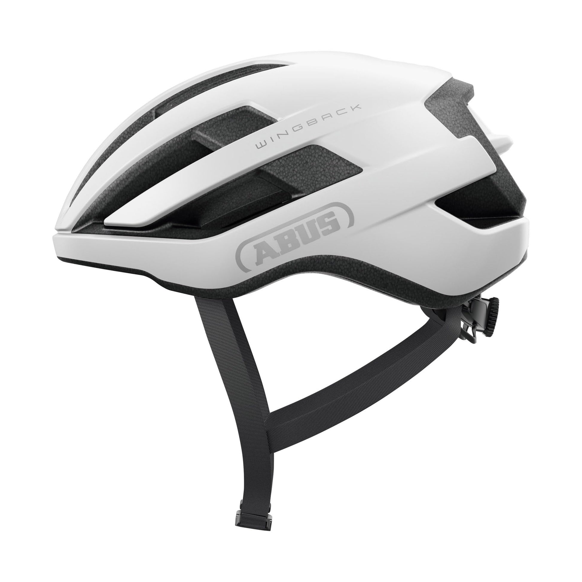 ABUS WingBack Rennradhelm für Erwachsene, Polarweiss, Grösse M