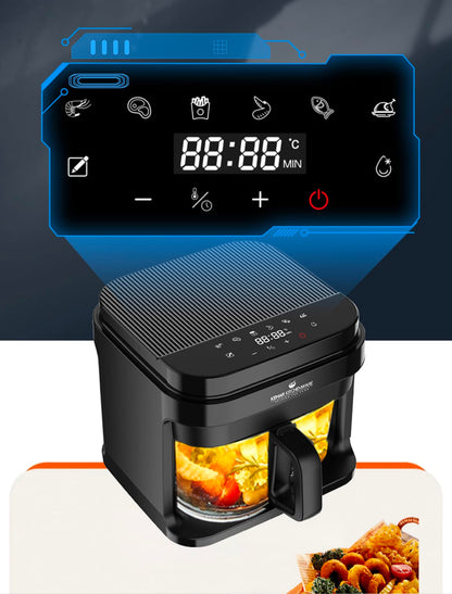 KHF-550 Heissluftfritteuse Airfryer – 5.5 Liter Glasfrittierkorb