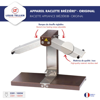 LOUIS TELLIER Brézière® Signature Original Raclettegerät