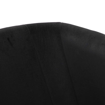 WOLTU BH271sz-1 Esszimmerstuhl - Samt Schwarz Gold Beine
