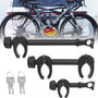 FINEW Rahmenhalter Universal für Fahrradträger – 3er-Set abschliessbar