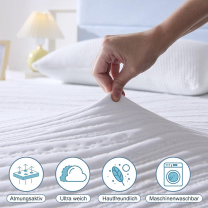 Hiimgo Gel Kaltschaum Matratzentopper - 180x200cm H3/H4 7cm