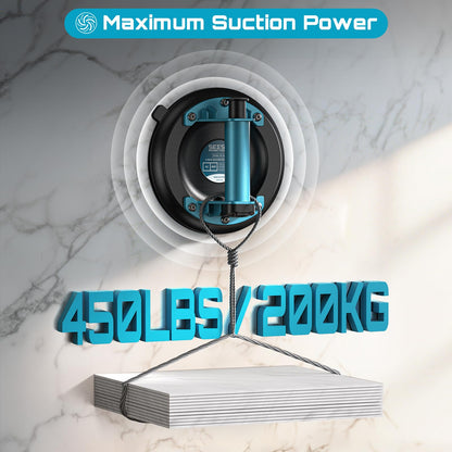 SEESII Vakuum Saugheber SC-8M, 8-Zoll-Glassauger, 2er-Set, 200 kg