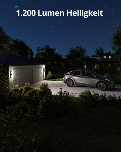 eufy Security Wall Light Cam – Kabelgebundene Aussenkamera Generalüberholt