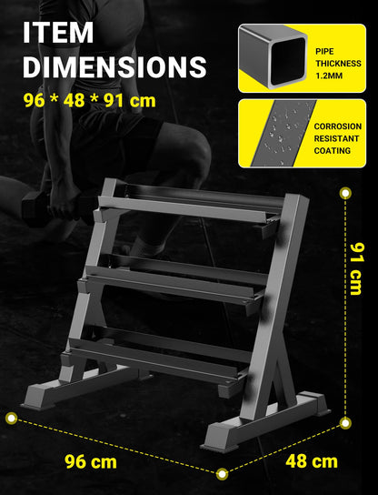 Dripex Kurzhantelständer Hantelablage – Einstellbar 500KG