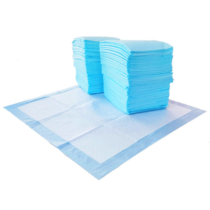 Amazon Basics Hunde-Pinkeltücher, auslaufsicher, 56 x 56 cm, 150 Stück, blaue Trainingsunterlagen für Welpen und Hunde