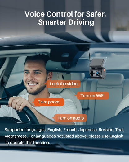 KAWA 2K 1296P QHD Mini Dashcam Auto - mit 32GB SD Karte