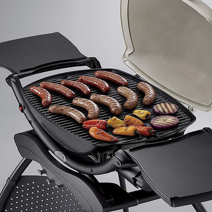 Vnierxful Grillrost Gusseisen für Weber Q100, Q1000, Q1200, 2er-Set