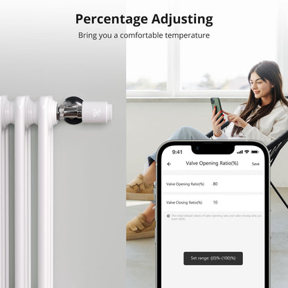 SONOFF TRVZB Smart Heizkörperthermostat Zigbee 2er-Set mit App