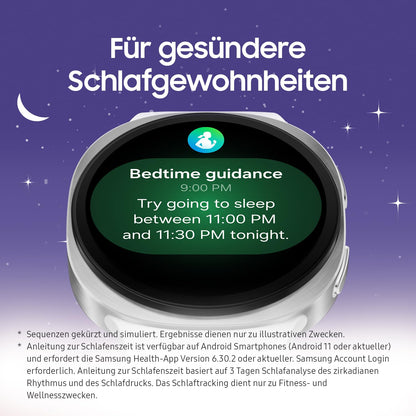 Samsung Galaxy Watch8 Smartwatch mit Galaxy AI, 40 mm, LTE, Graphite