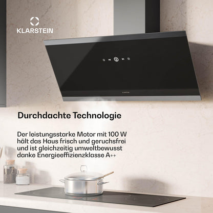 Klarstein FlashLine Kopffreihaube - 90cm Schwarz A++