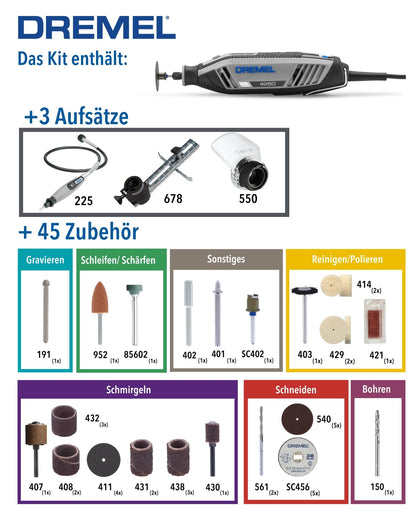 Dremel 4250 Multifunktionswerkzeug – Amazon Exklusiv Set
