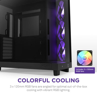 NZXT H6 Flow RGB Airflow Mid-Tower Gehäuse - Schwarz