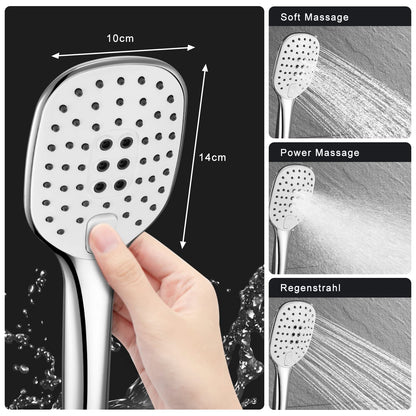 Görbach Edelstahl Duschsystem SJ-E3030CP Regendusche - Chrom