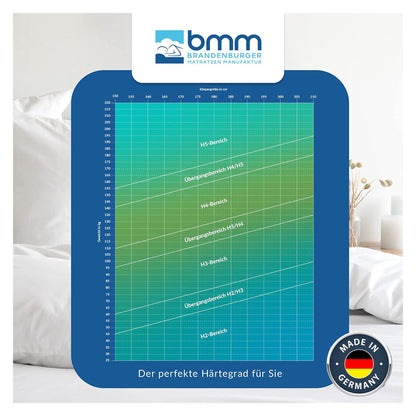 BMM Ortho Medic Taschenfederkernmatratze - 100x200 cm H4