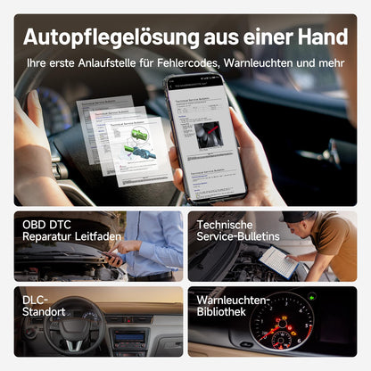 TOPDON Carpal-A OBD2 Bluetooth Diagnosegerät für alle Fahrzeuge