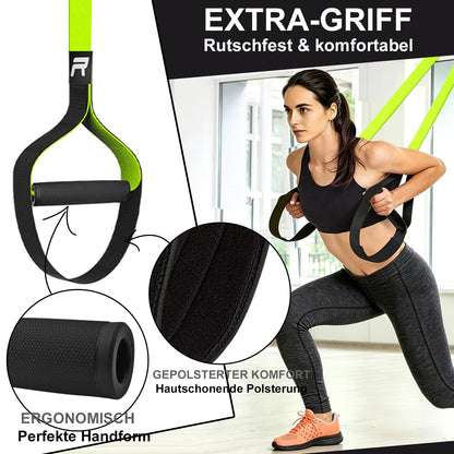 RHINOSPORT Schlingentrainer Set mit Türanker, verstellbar