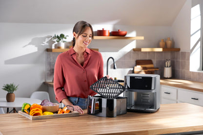 nutribullet Crisplite Vision NBA0811DG Heissluftfriteuse - Mattschwarz 8L