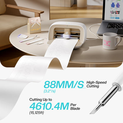 Likcut S501 Mini Schneideplotter Plottermaschine für DIY – Beige