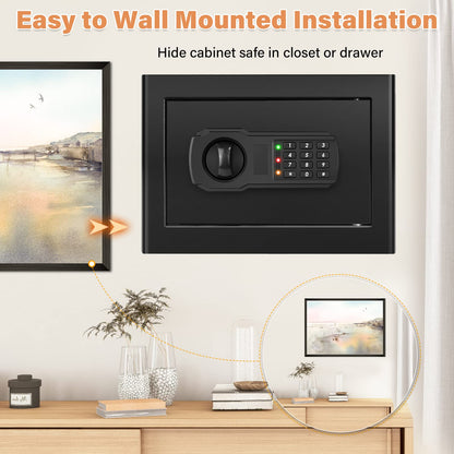 SecureSafe Heimtresor 25L Digital - Feuerfest Wasserdicht mit Alarm