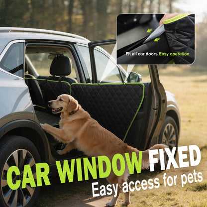 pecute Hundedecke Auto Rückbank - Harte Unterseite 136x60cm