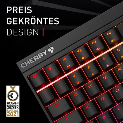 CHERRY MX 2.0S Mechanische Gaming-Tastatur QWERTZ Schwarz