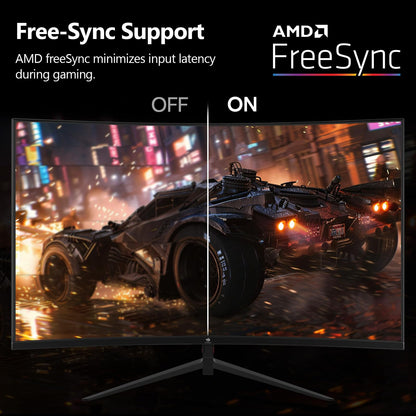 Z-Edge 24 Zoll Curved Gaming Monitor 180Hz 1ms - Schwarz