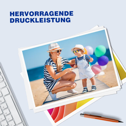 Kingway LC521XL Druckerpatronen 4er-Pack kompatibel mit Brother LC521