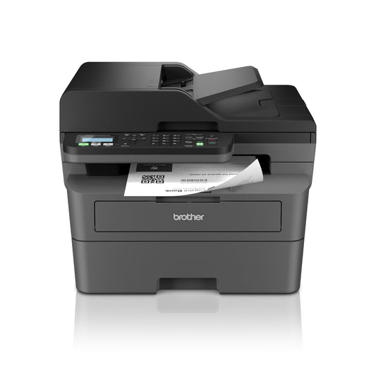 Brother MFC-L2835DW 4-in-1 Laserdrucker Monochrom - WLAN: Anthrazitfarbenes, quaderförmiges Gerät für Schwarzweiß-Druck, Scan, Kopie und Fax via WLAN.