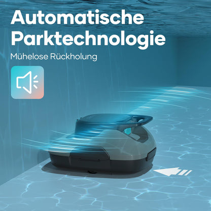 AIPER Poolroboter Kabellos – Akku Poolreiniger Flacher Boden