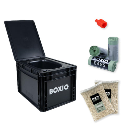 BOXIO Toilet Plus Camping Trockentrenntoilette Starter Kit