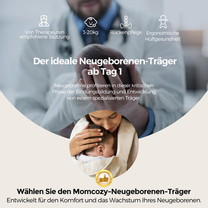 Momcozy Babytrage Neugeborene Ergonomisch - Geometrische Muster