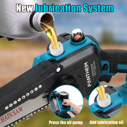 Kompatibel Makita 18V 2-in-1 Akku Kettensäge Hochentaster – Ohne Akku