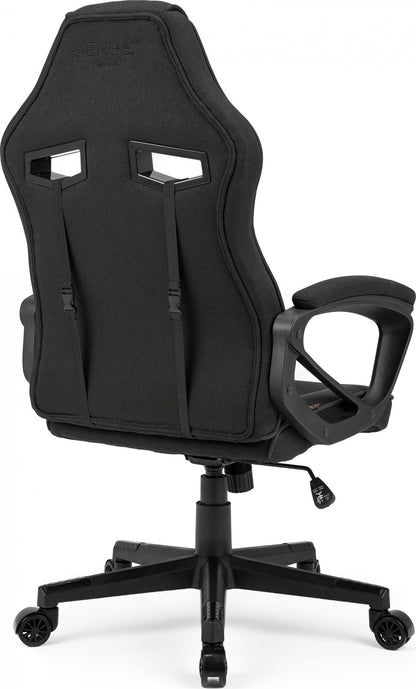 SENSE7 Knight Ergonomischer PC Gaming Stuhl - Schwarz