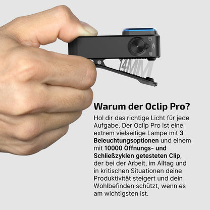 OLIGHT Oclip Pro Mini LED Taschenlampe mit Clip, 500 Lumen