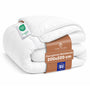 FAM Home Bettdecke 200x220 cm, Mikrofaser-Steppdecke antiallergisch mit Hohlfaser-Füllung