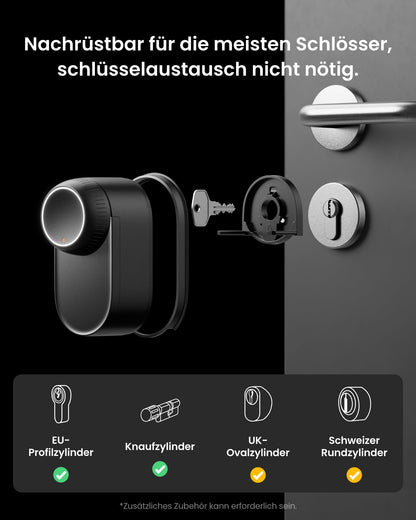 SwitchBot Smart Lock Ultra mit Keypad Vision, 3D-Gesichtserkennung