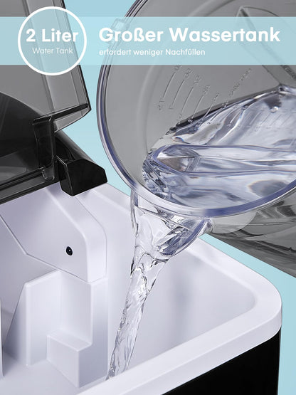 Eiswürfelmaschine Testsieger 2024 – 14kg Geräuscharmer Ice Maker