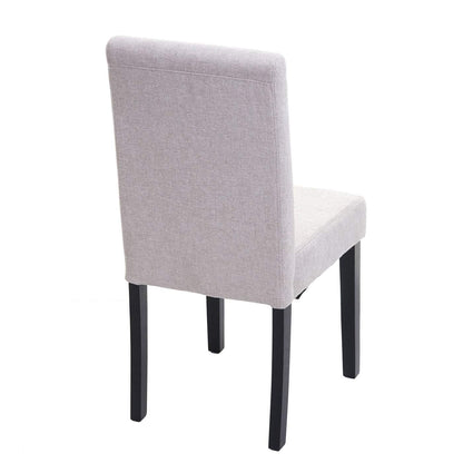 Mendler Littau Esszimmerstuhl 4er-Set - Creme-beige
