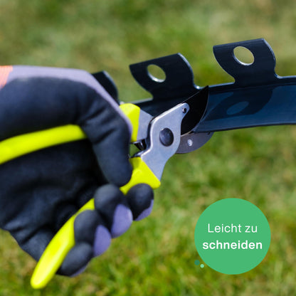 Flexible Rasenkante Kunststoff – 30m x 50mm schwarz, inkl. Anker