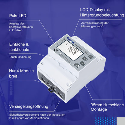 Eastron SDM630Modbus-V3 Drehstromzähler digital Hutschiene - RS485