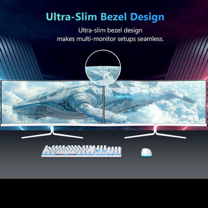 Z-Edge 30 Zoll Ultrawide Curved Gaming Monitor - 200Hz Weiss