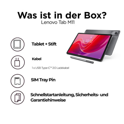 Lenovo Tab M11 Android Tablet 11" – 128GB, inkl. Pen