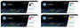 HP 207A Original Toner 4er-Pack W2210A-W2213A für Color LaserJet Pro – Set mit Schwarz, Cyan, Gelb und Magenta