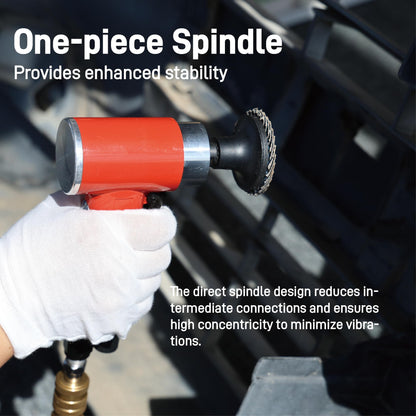 UPWOOD Mini Druckluft Rotationsschleifer Set 50mm - Rechtwinklig