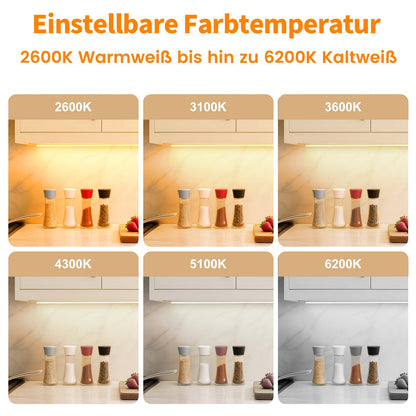 SIBI LIGHTING LED Unterbauleuchte dimmbar 2er-Set mit Fernbedienung