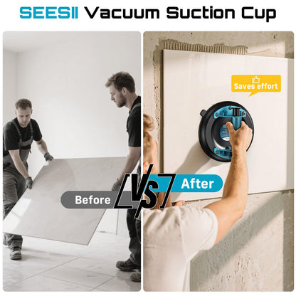 SEESII Vakuum Saugheber SC-8M, 8-Zoll-Glassauger, 2er-Set, 200 kg