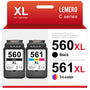 Lemero PG-560XL CL-561XL Druckerpatronen kompatibel für Canon Pixma