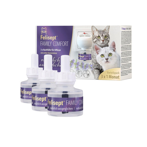 Felisept Family Comfort Nachfüllflakon 3 x 45 ml für Katzen